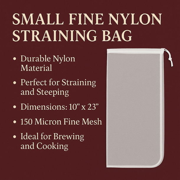 LD Carlson Small Fine Nylon Straining Bag