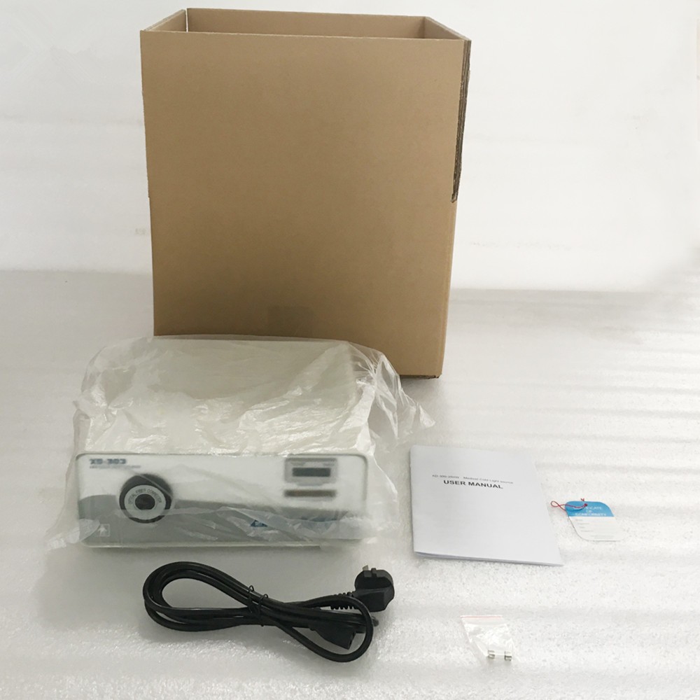 80W Medical LED Cold Light Source for Endoscope Microscope Inspection or Surgery