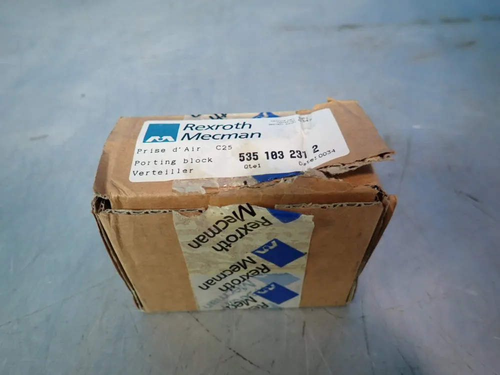 REXROTH PORTING BLOCK 535 103 231 2
