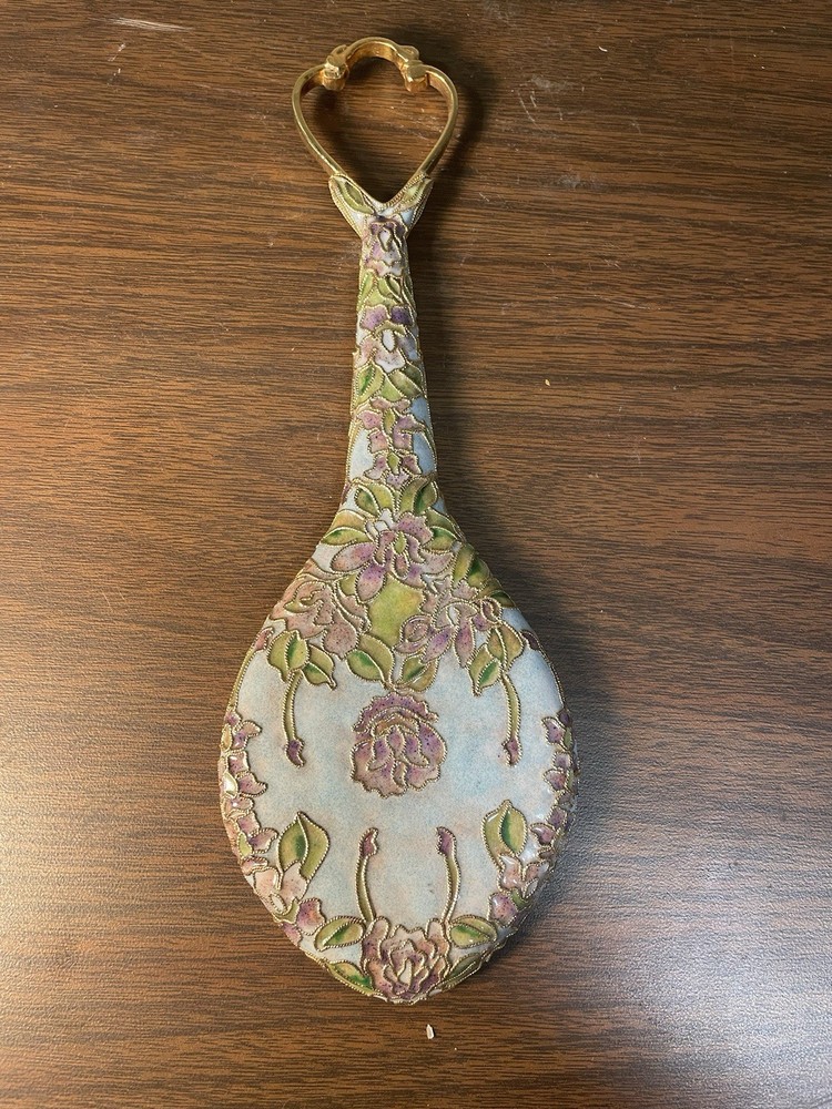 Stunning Cloisonné Hand Mirror