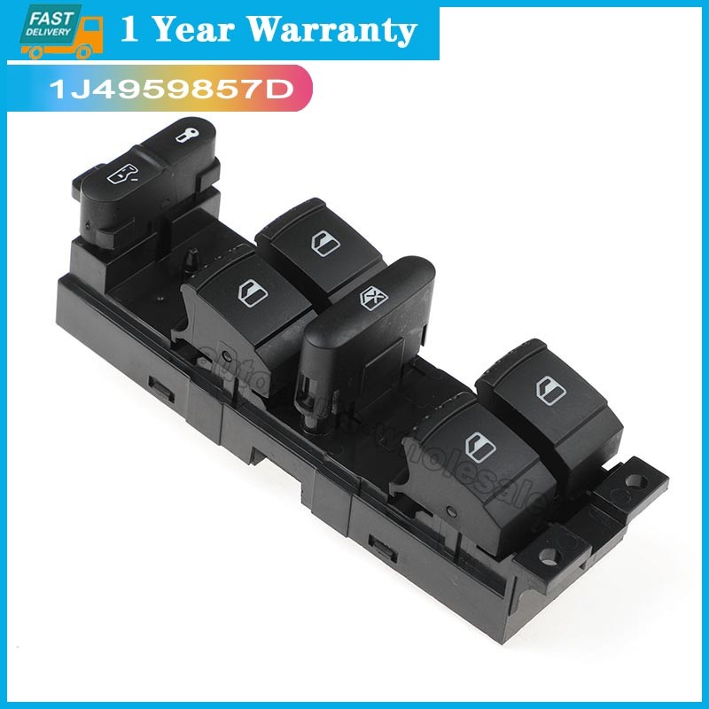 Master Power Window Switch Front Left Driver Side Fits For VW Golf Jetta Passat
