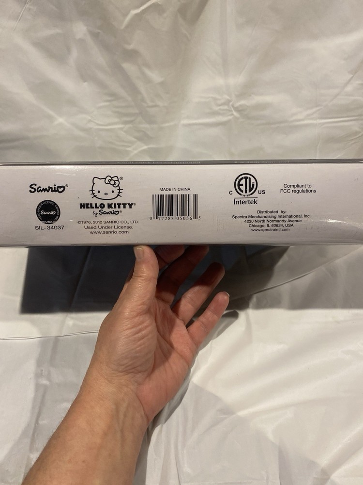 Hello Kitty Flat Iron/Straightening Iron Black