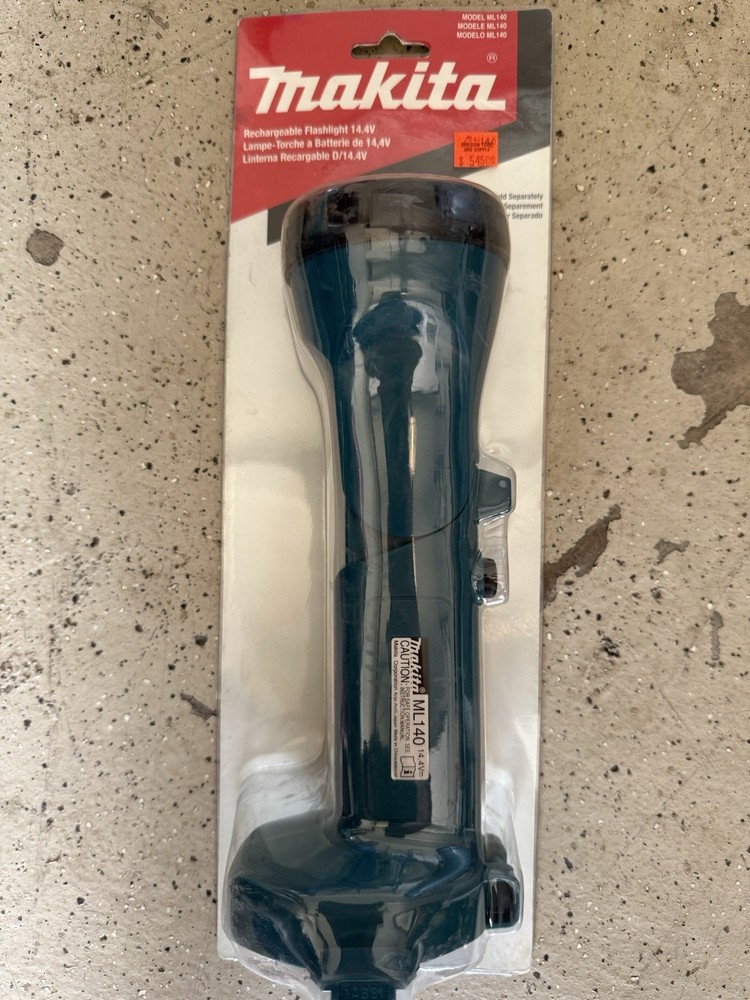 Makita ML140 cordless handheld flashlight