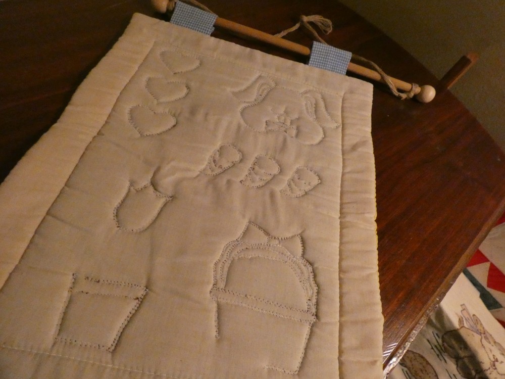 Easter Handmade Quilt Panel Wall Hanging