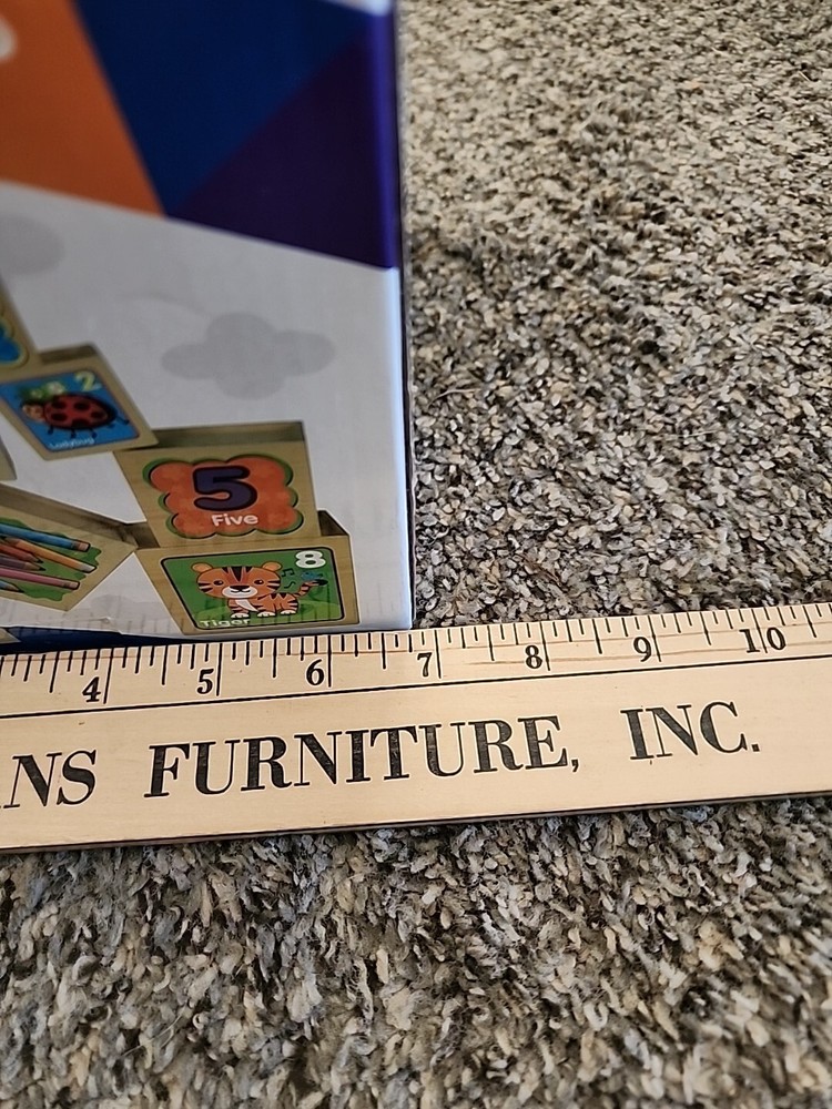 Real Wood Toys Nesting And Stacking Wood Blocks Develops Numeracy Sealed
