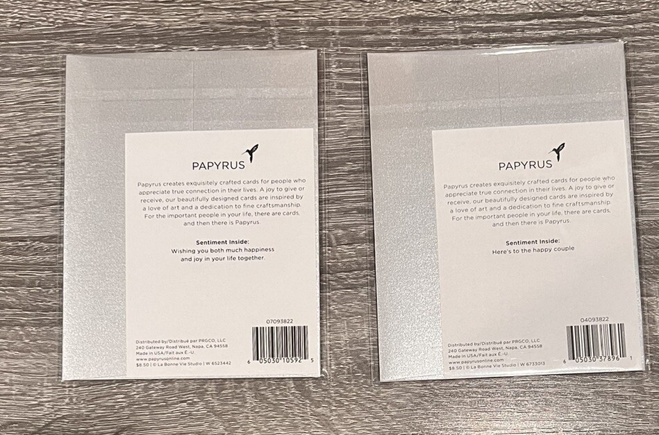 Wedding - Variety pack of 4 by Papyrus