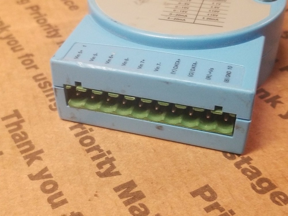 (1) ADAM DATA ACQUISITION MODULE ADAM-4117 8 CHANNEL ANALOG ( 1 UNIT ) UNTESTED