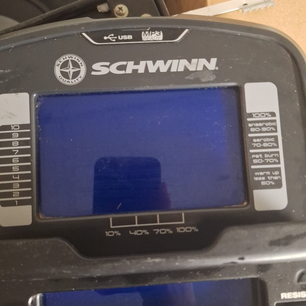 Schwinn 170 Upright Exercise Bike Console Control Panel Bluetooth Black