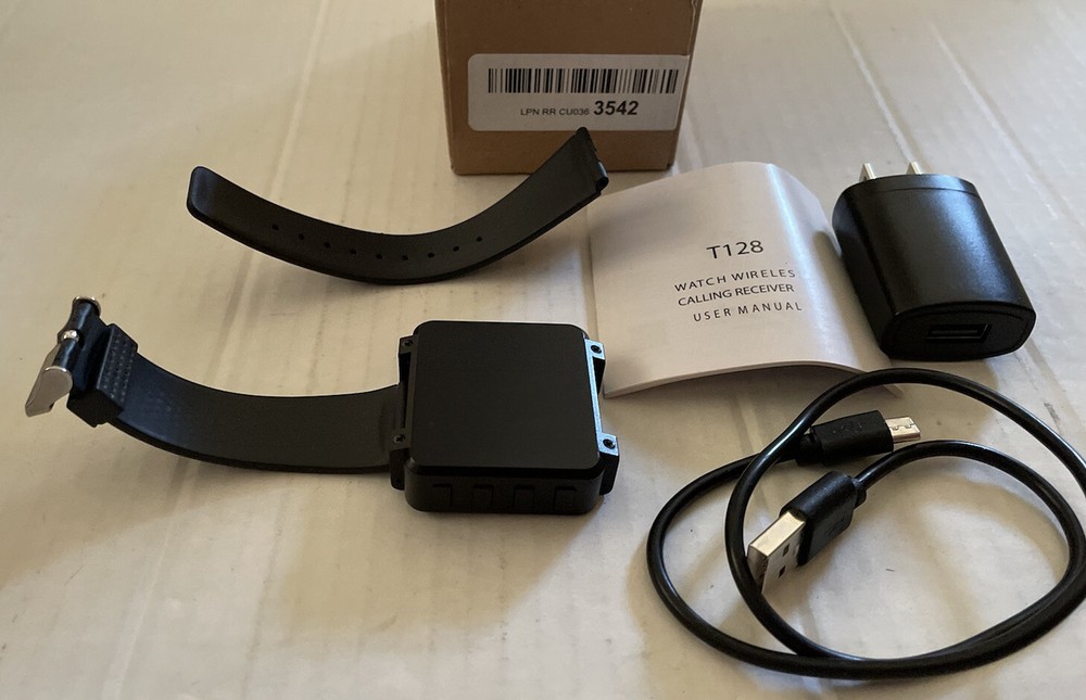 Wrist Watch Receiver for Wireless Calling System