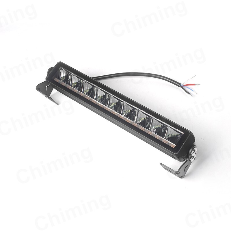 14" Led Light Bar Position Emergency Warning Hazard Flash Strobe Beacon Amber X2