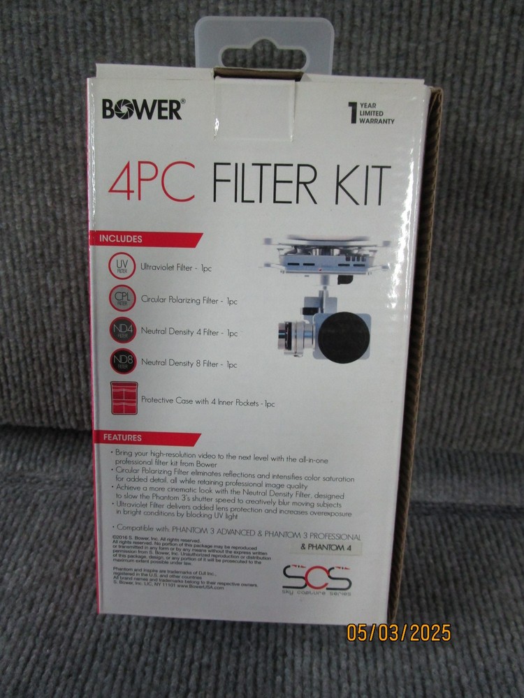 4 Pk Bower Sky Capture Series Drone Filters Phantom
