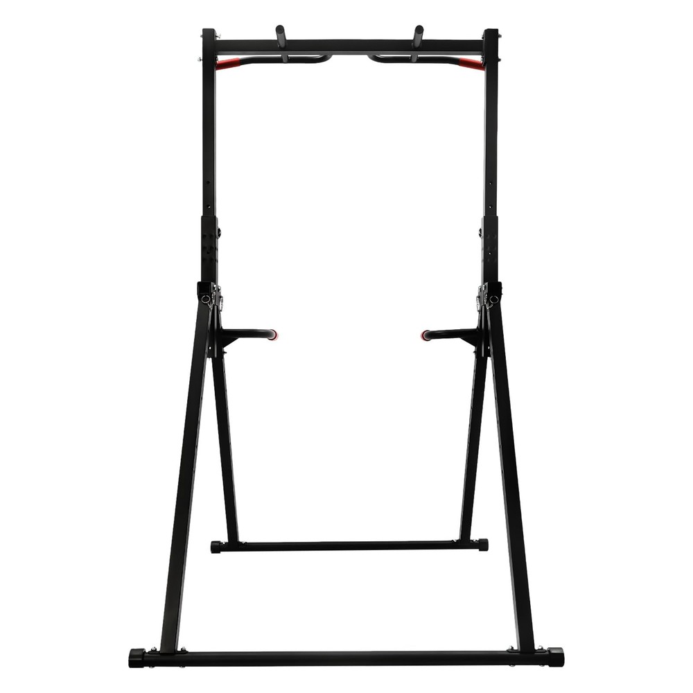 Adjustable Pull Up Bar Dip Station for Home Gym Strength Training Workout 440lbs