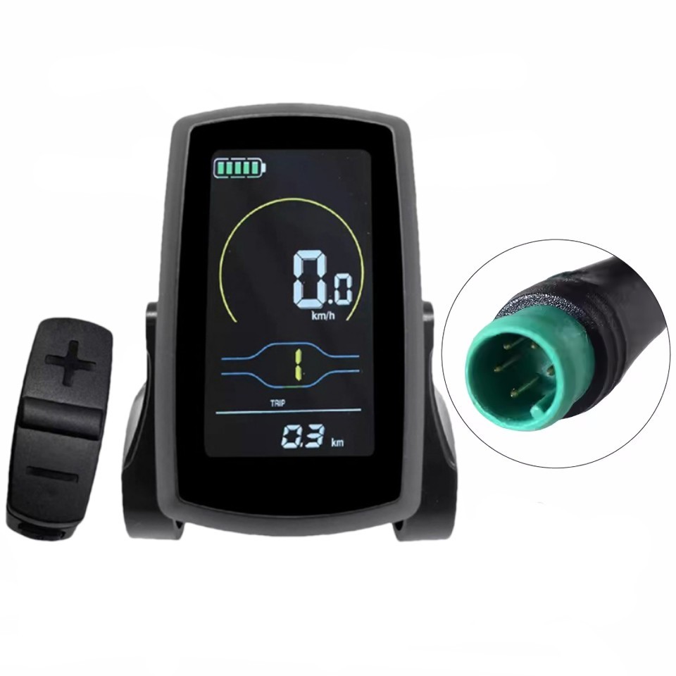Ebike Control Panel E-Bike Dashboard Backlight Brightness Control Biking
