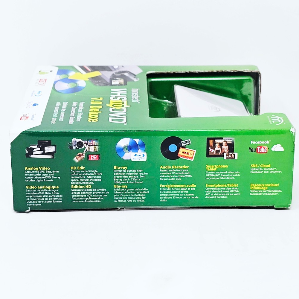 Honestech Converter VHS to DVD 7.0 Deluxe Video Conversion USB Kit Windows