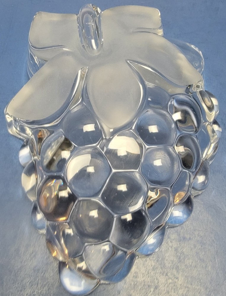 Studio Silversmiths Grape Dish~Fine Crystal~made in Germany