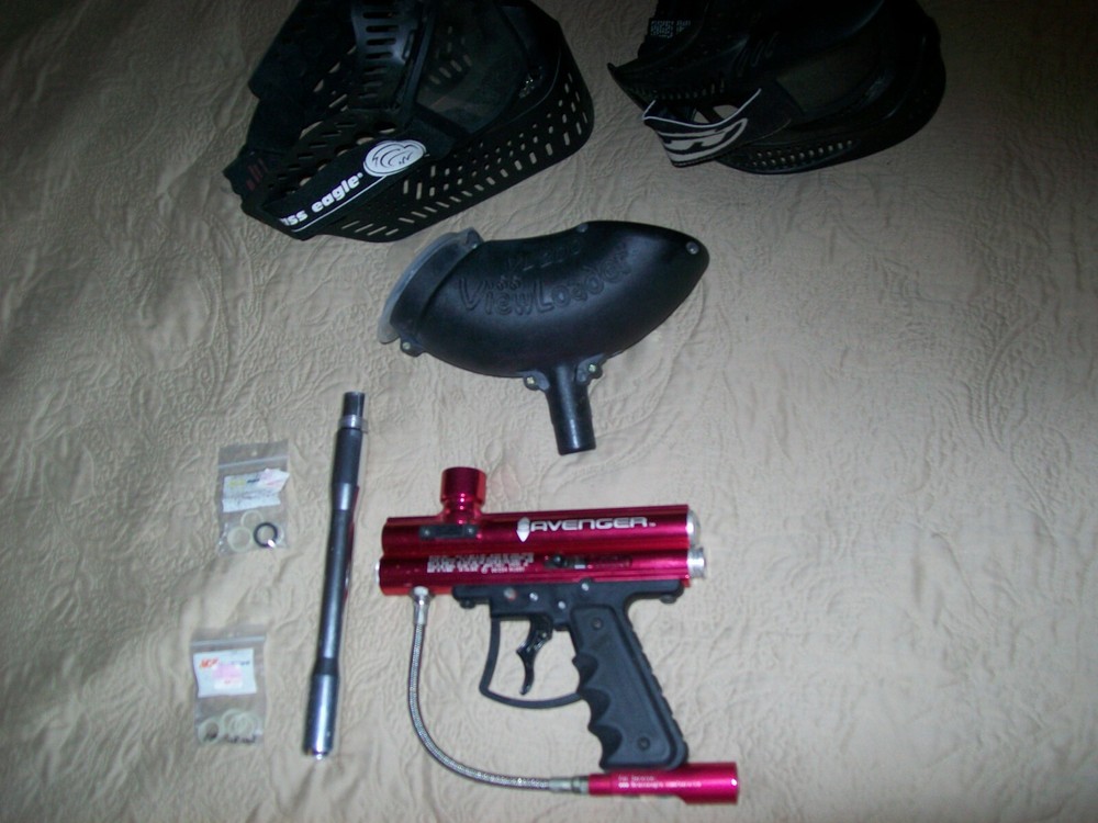 Brass Eagle Avenger Paint Ball Pistol with extras