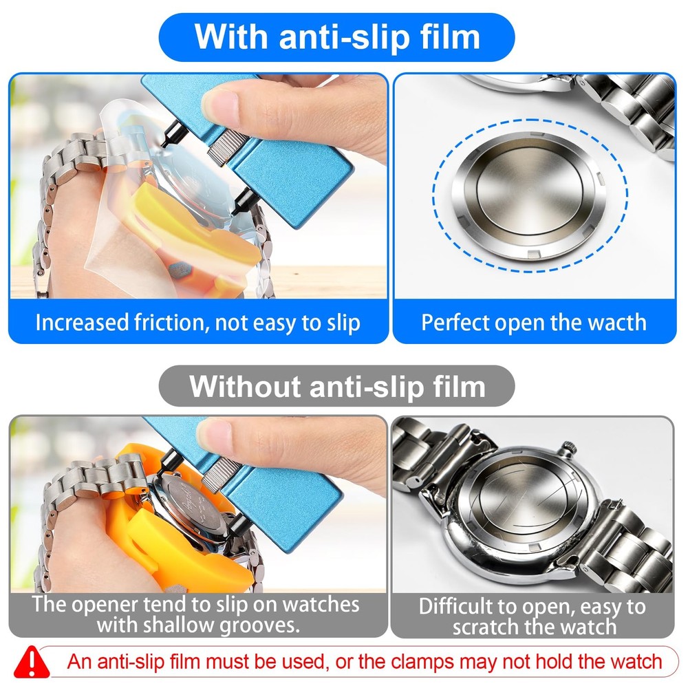 JOREST Watch Battery Replacement Tool Kit, Wrench Back Remover for Blue