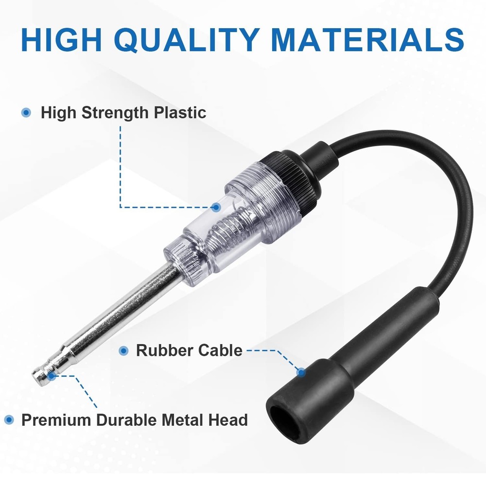 2PCS Inline Spark Plug Testers, Small Armature Diagnostic Detector Tool, Igni...