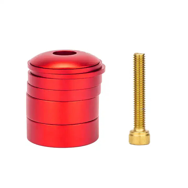 Bicycle Stem Cap & Spacers Set Cover Aluminum Headset Fork Top 1-1/8 Threadless