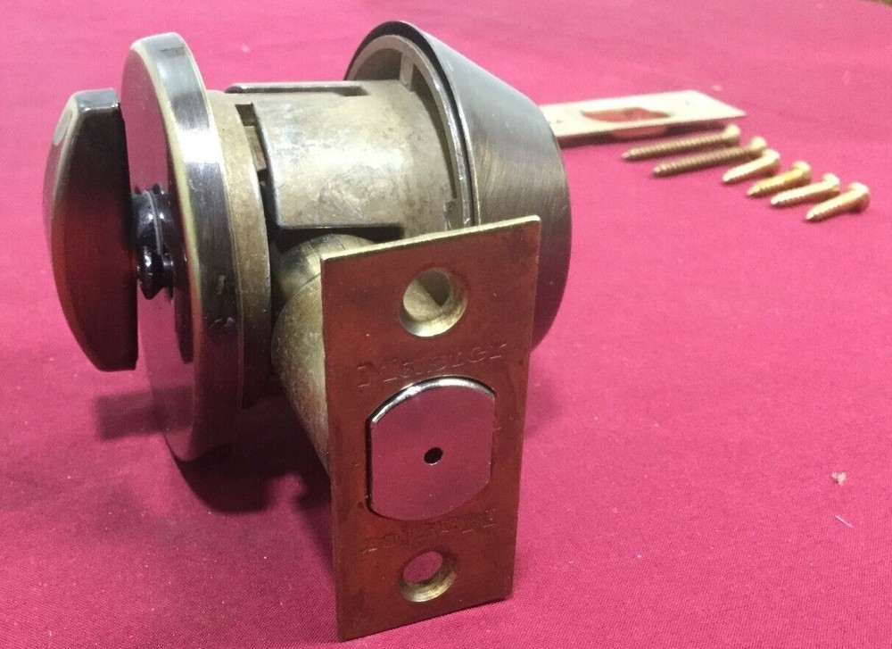 Master brand Single Cylinder Deadbolt door lock and keys- locksmith