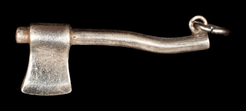 Sterling Silver Hatchet Pendant Charm