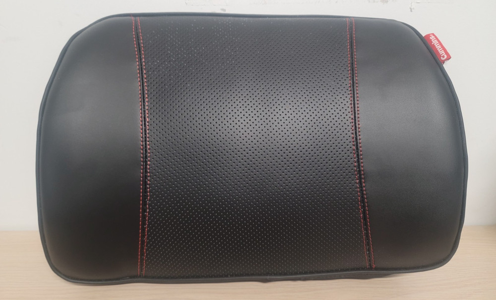 Cummins Leather Memory Foam Seat Cushion Lumbar Support