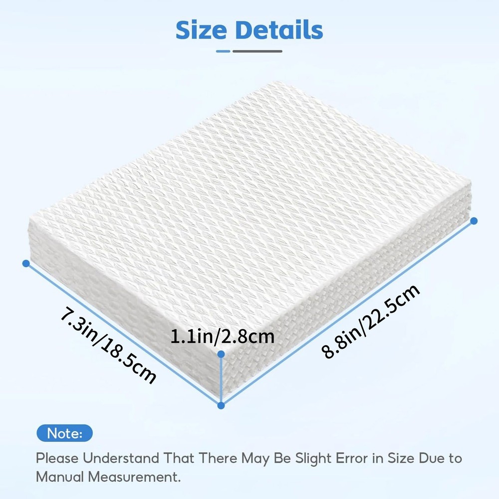 For Vornado MD1-0034 Filter Wick 2 Pack for Models EV3 Evap2 Evap40 EVDC505