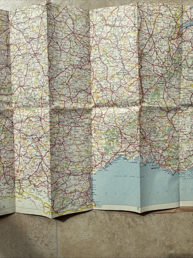WW2 D-Day Invasion Map Capt,Pierce 1st Div,This His Original Map He Outlined.