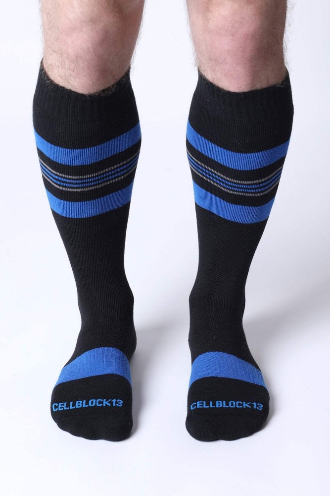 Cellblock 13 Tight End Knee High Shadow Socks