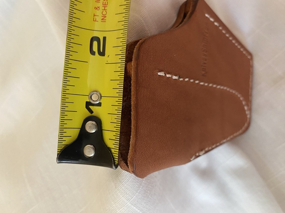 Leather Pocket Knife Sheath Only