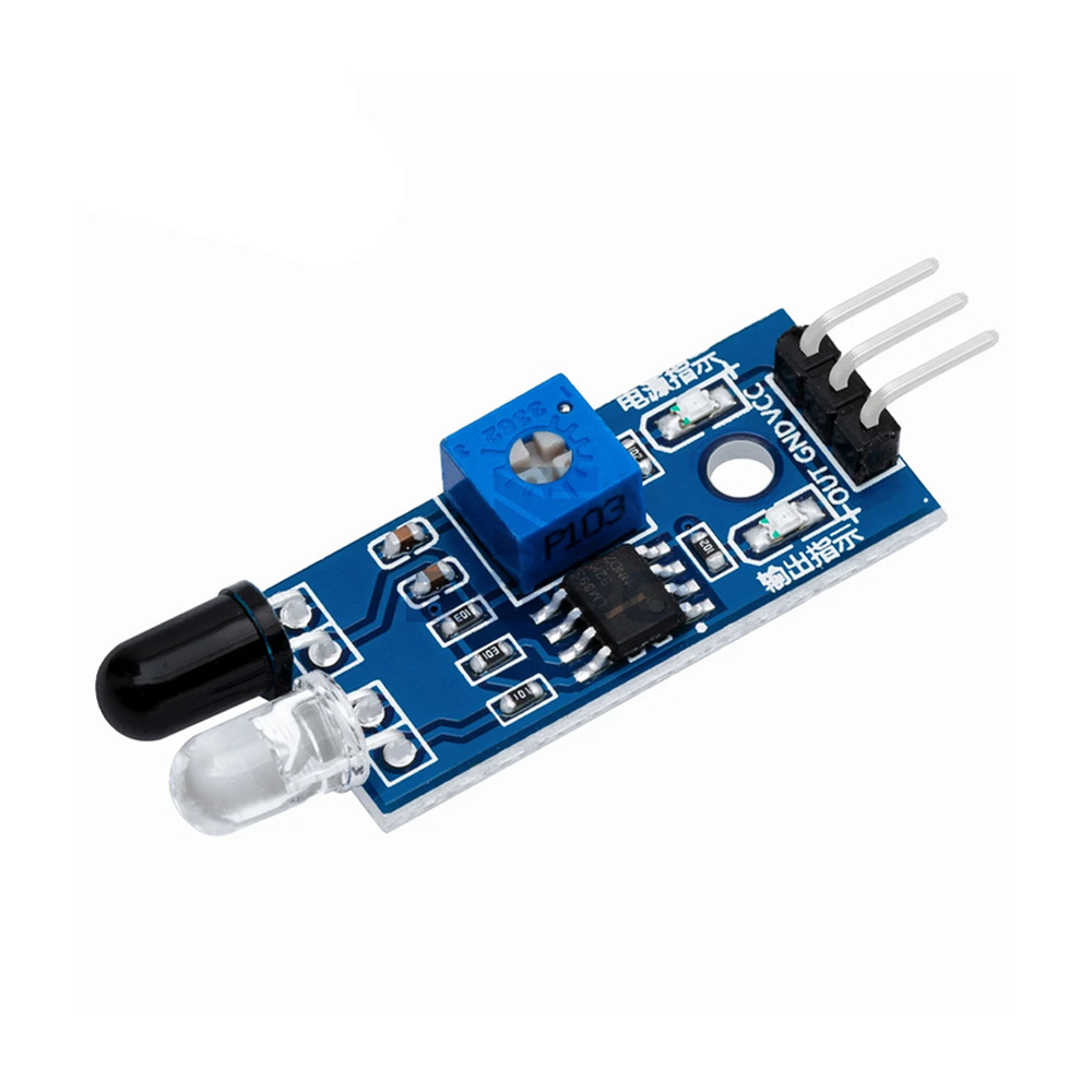 Infrared Obstacle Detection Module for Robot Car and Assembly Line Use
