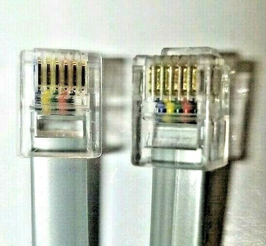 10 pcs Phone cable / RJ12 (6P6C) Straight - 25ft DATA  HQ DATA CABLE