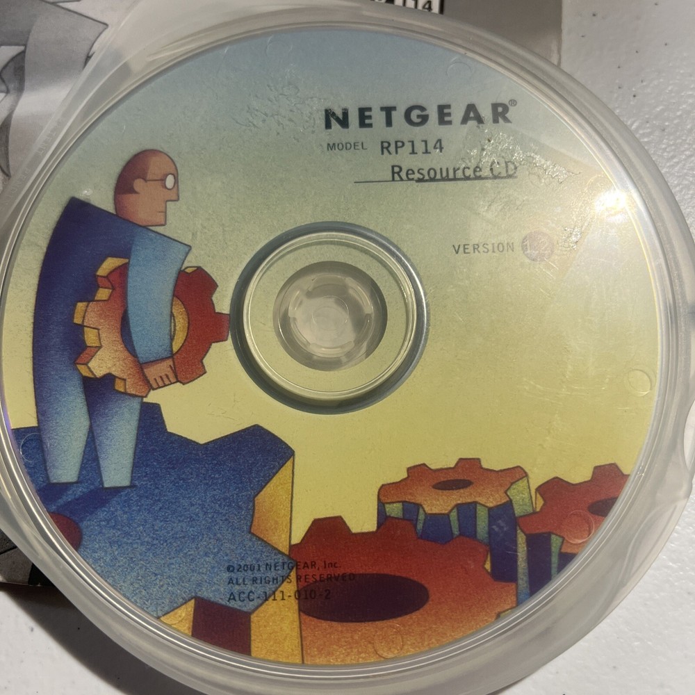 Netgear Cable/DSL Web Safe Router. Model: RP114. Works!
