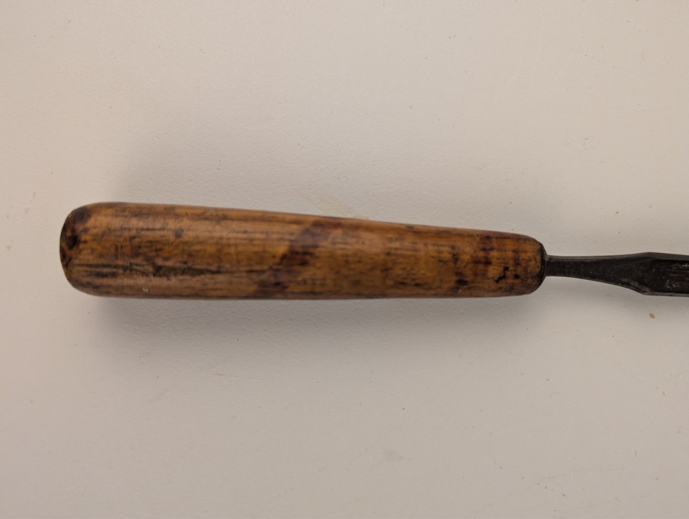 Vintage Wood Working Chisel Wood Handle