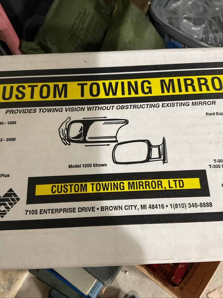 Custom Towing Mirrors #1000 - Chevy & GMC Full Size 1980-1995