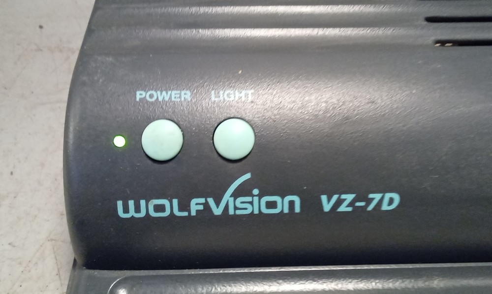 WolfVision VZ-7DU Document Camera Visualizer Presenter light