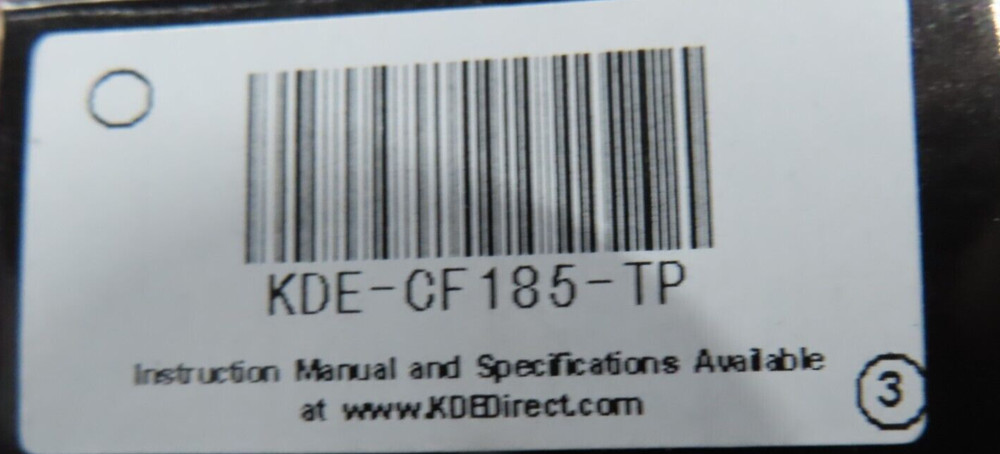 KDE Direct CF blades Qty 3 } KDE-CF185-TP