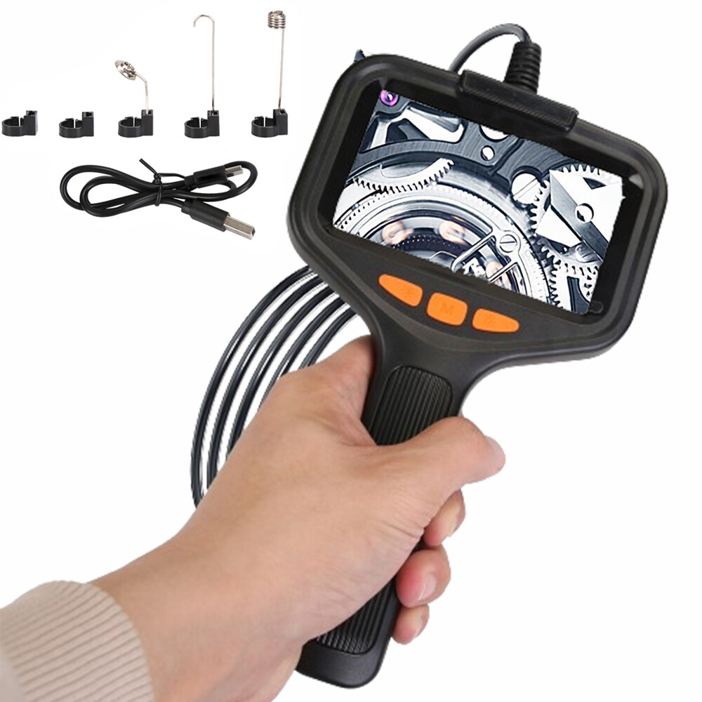 Handheld Endoscope Camera 1080P HD Borescope with Light Articulating Waterproof