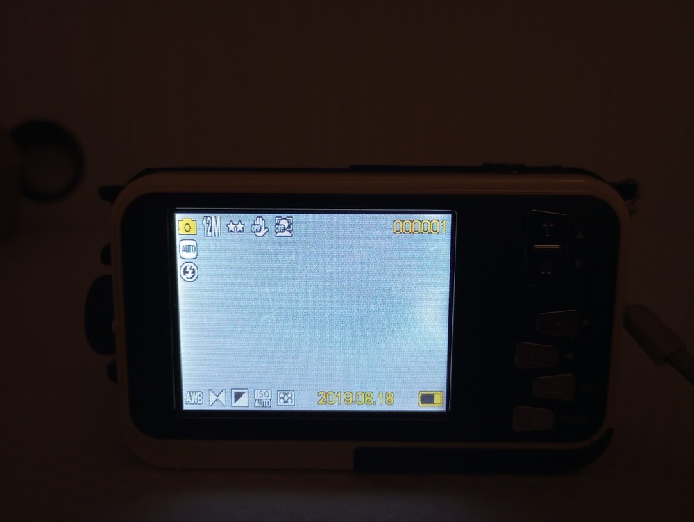 Underwater Camera Waterproof Digital Camera Selfie Dual Screen