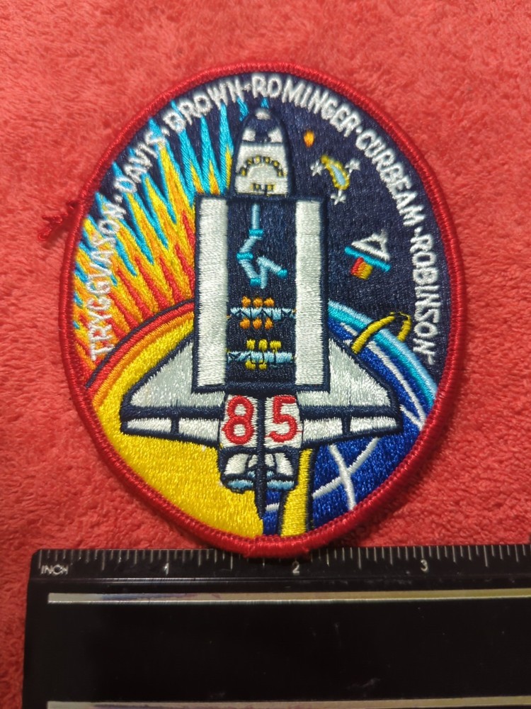 Vintage NASA Patch - Space Shuttle Discovery STS-85 Telescope Flight Mission