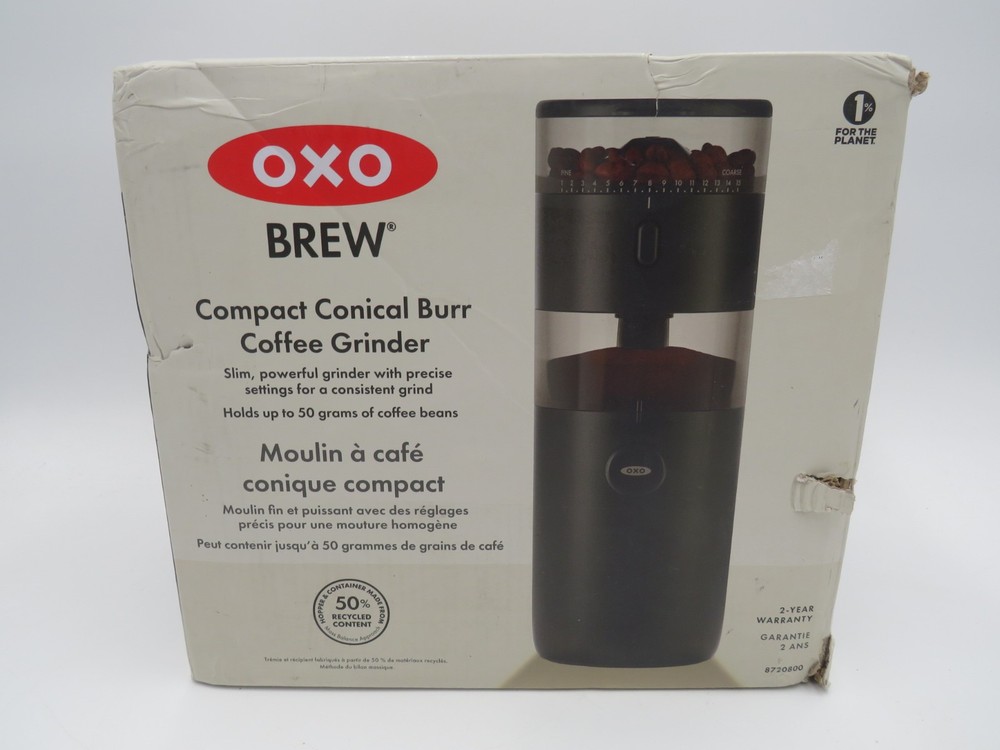 OXO Brew Compact Conical Burr Coffee Grinder NEW