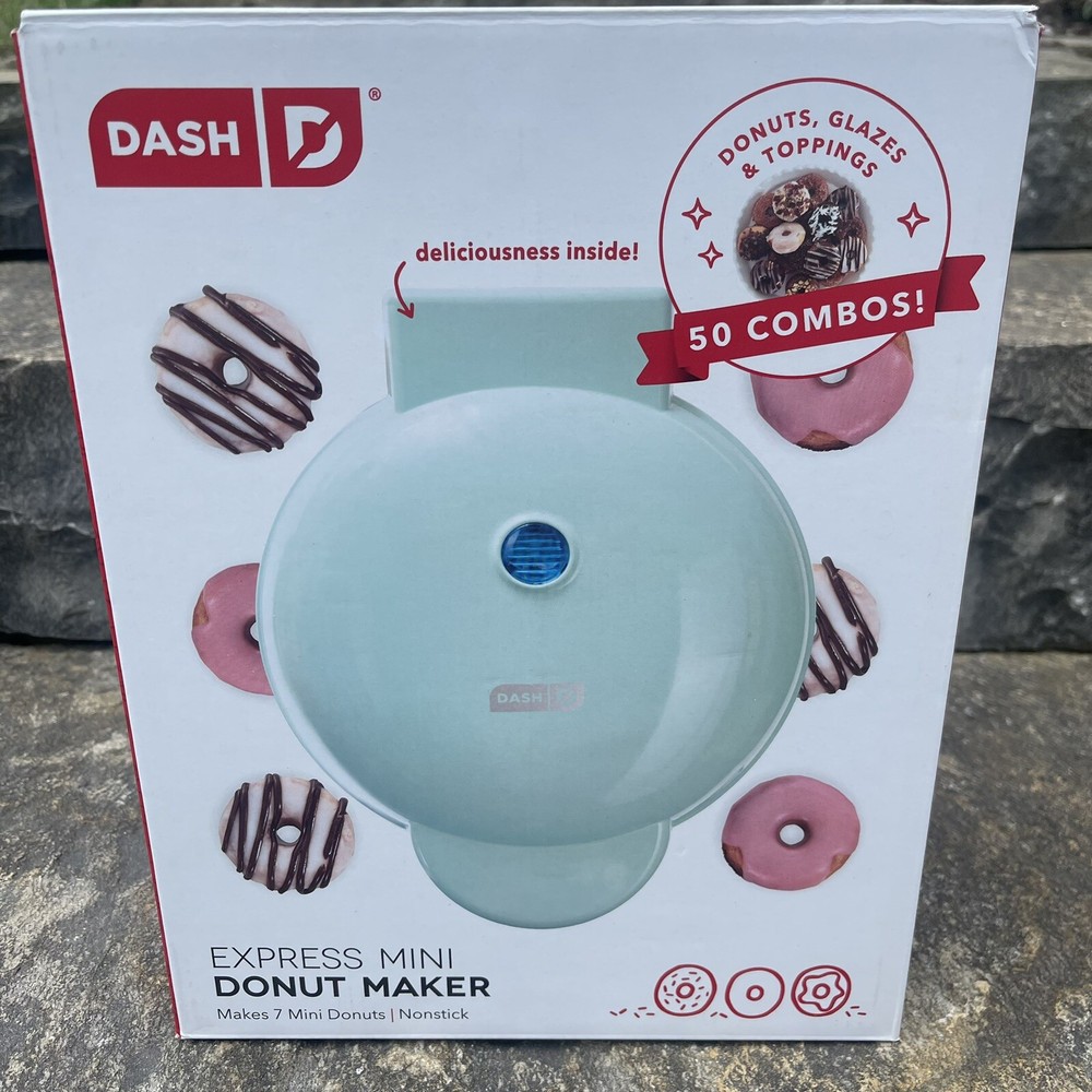 Dash 7 Mini Donut Maker Machine for Kid-Friendly Breakfast, Snacks Nonstick