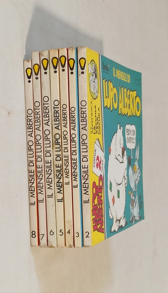 LUPO ALBERTO 2/8 complete sequence Ed. Horn 1984!!!!!