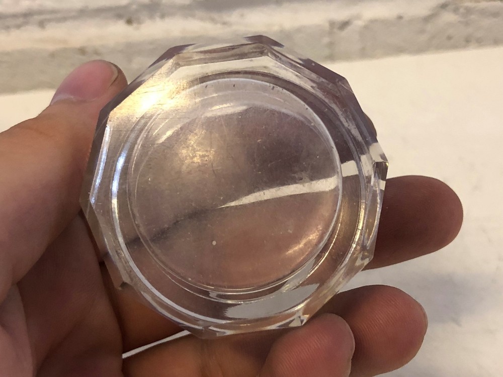 Antique Sterling William B. Kerr Salt Dish with Initials
