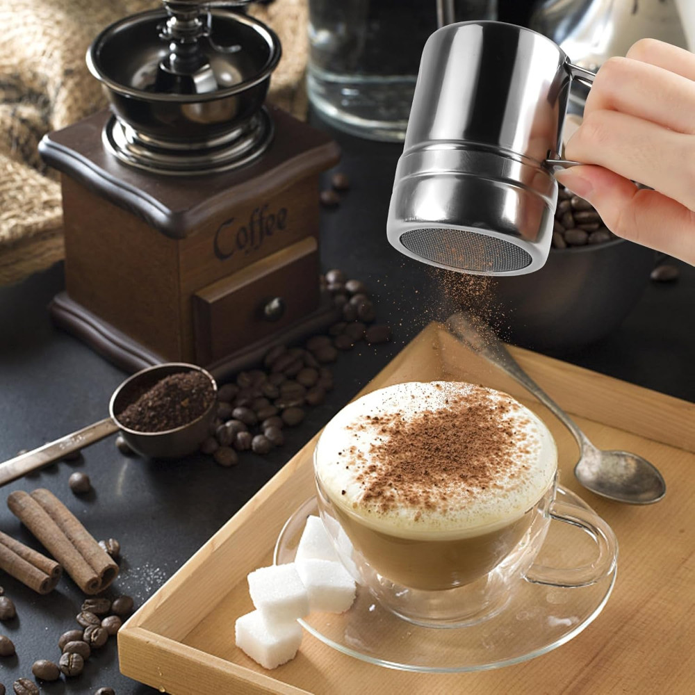 Cinnamon Powder Sugar Shaker Duster Dispenser