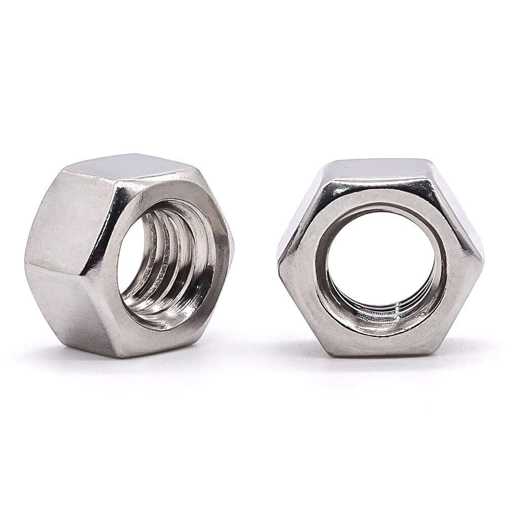 450pcs Assorted Stainless Steel Hex Nuts Assortment Kit SAE 2# - 1/2" Hex Nut