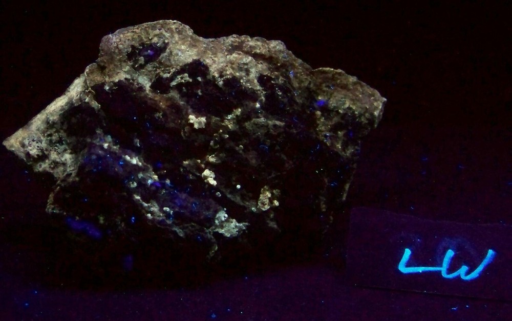 Fluorescent Caliche w little Fluorite & Calcite UV Specimen
