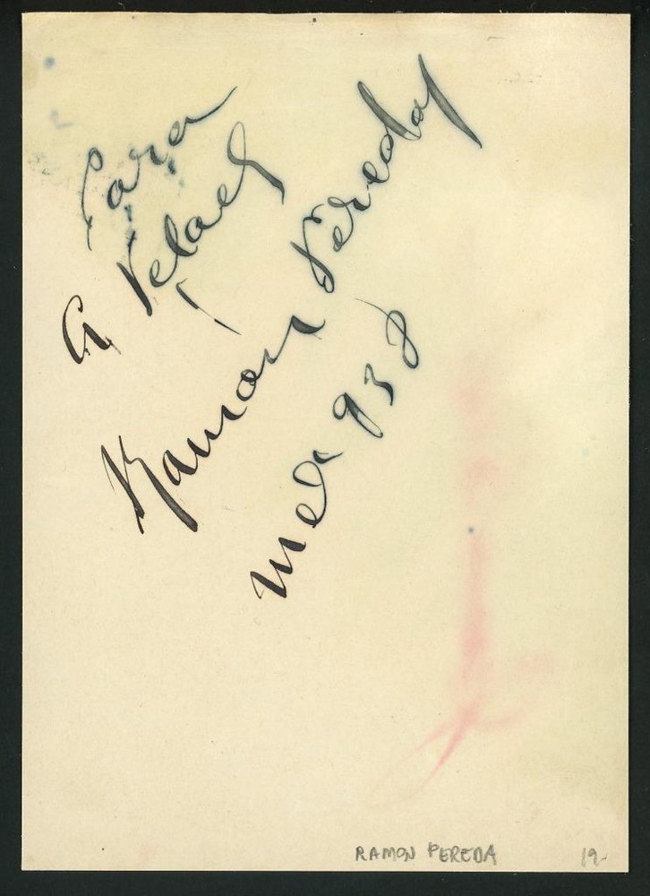 RAMON PEREDA (1897-1986) autograph cut | "Paramount on Parade" - signed