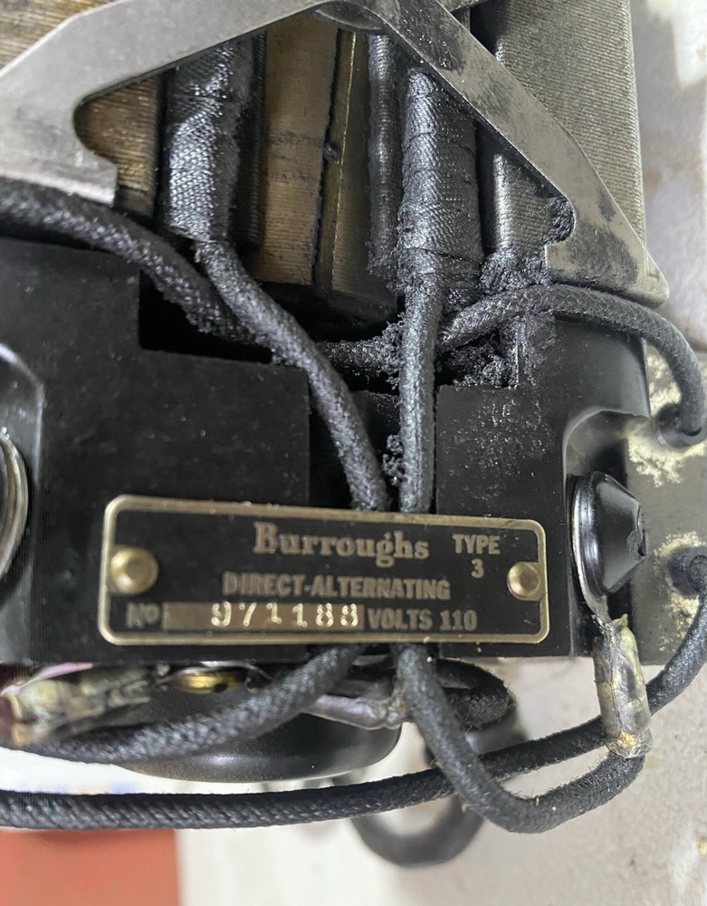 Replacement Motor Burroughs Electric Portable Adding Machine Type 3 Tested