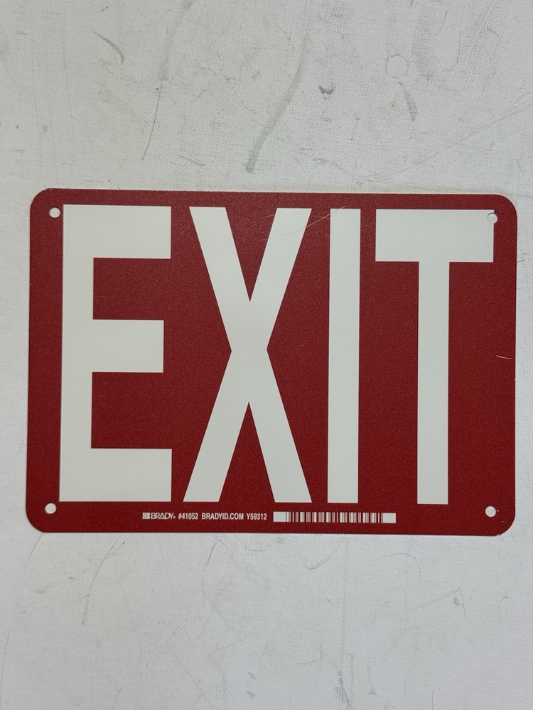 Brady Part: 41052 | Exit Sign